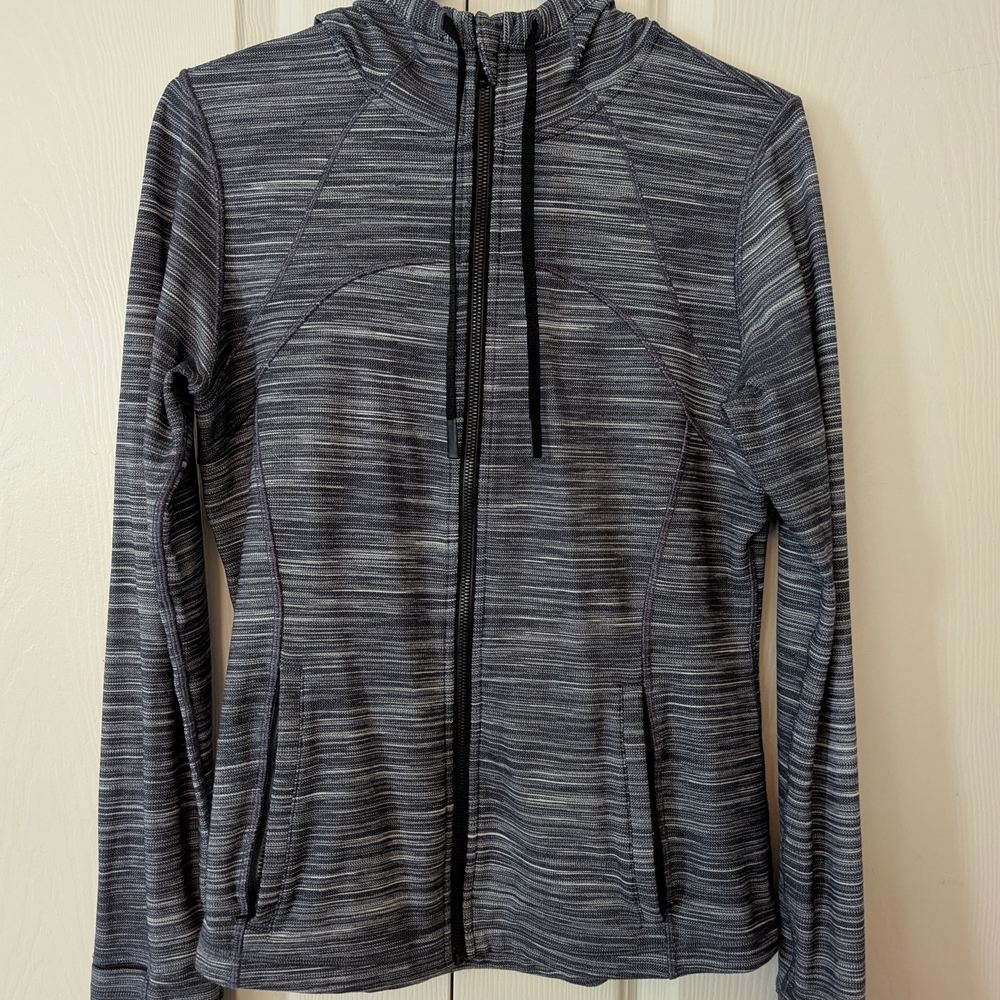 Women's Gray Striped Jacket